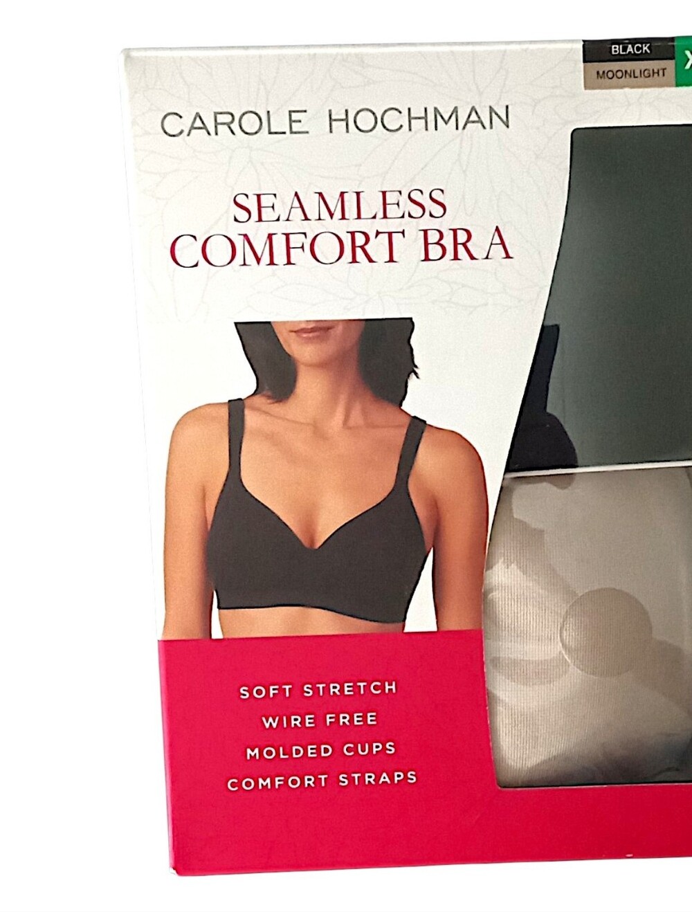 New Carole Hochman Seamless Comfort Bra 2-Pack Size Extra Large